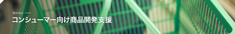 コンシューマー向け商品開発支援